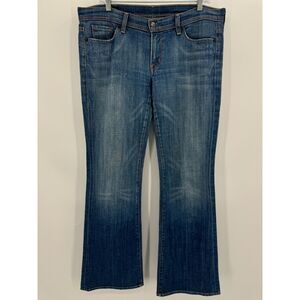 CITIZENS OF HUMANITY Gabreille H Yoke Y2K Pocketless Flare Jeans Size 32